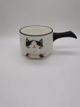 陶瓷手彩小猫奶锅