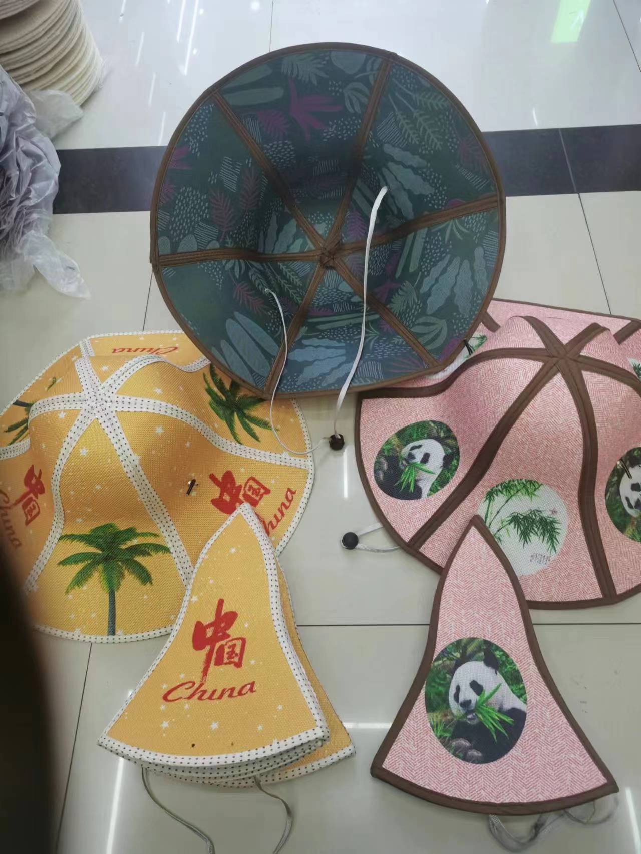 可折叠草帽