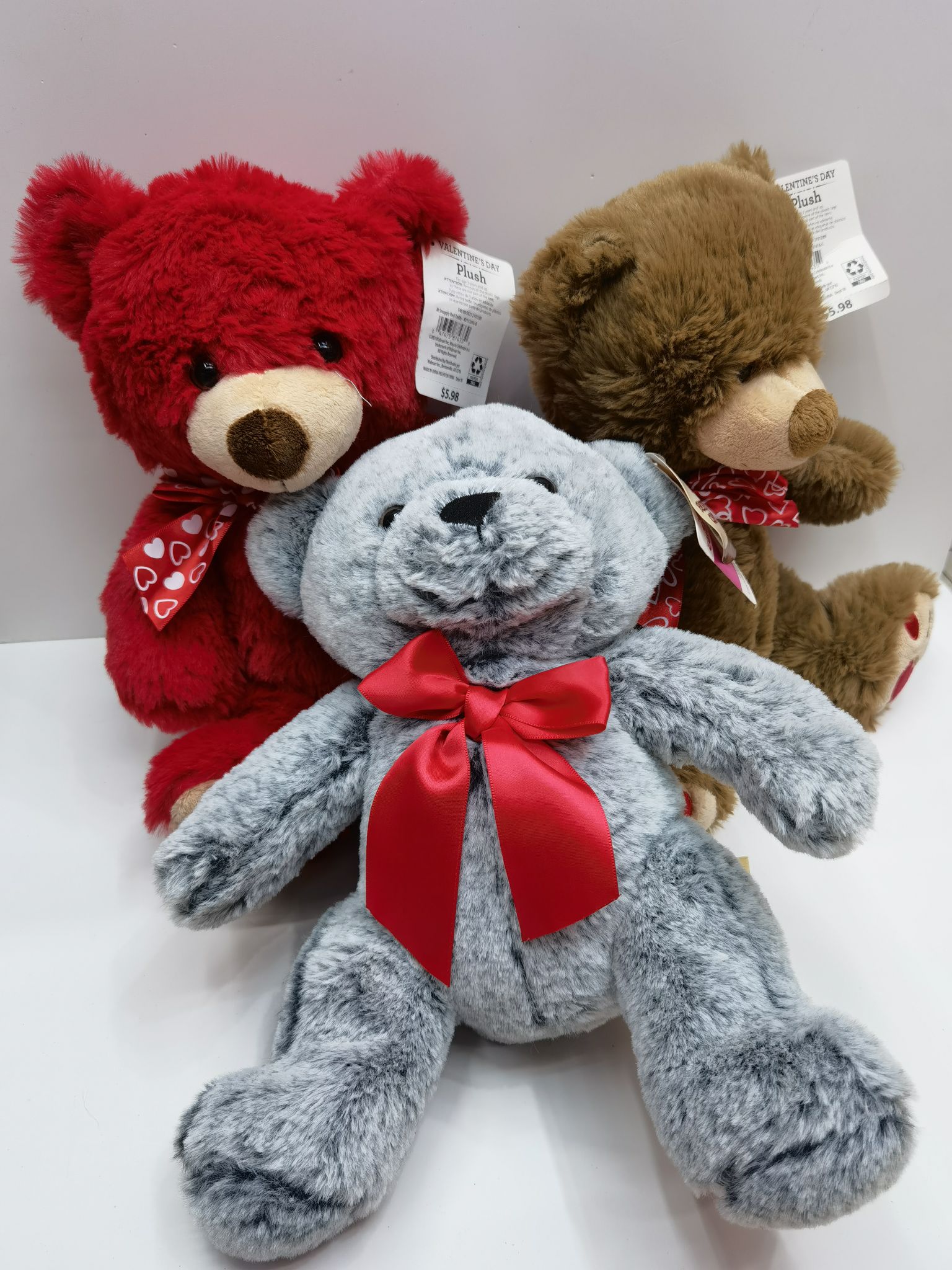 毛绒公仔  婴幼儿玩具 混款混色 领结坐熊浩翔玩具01