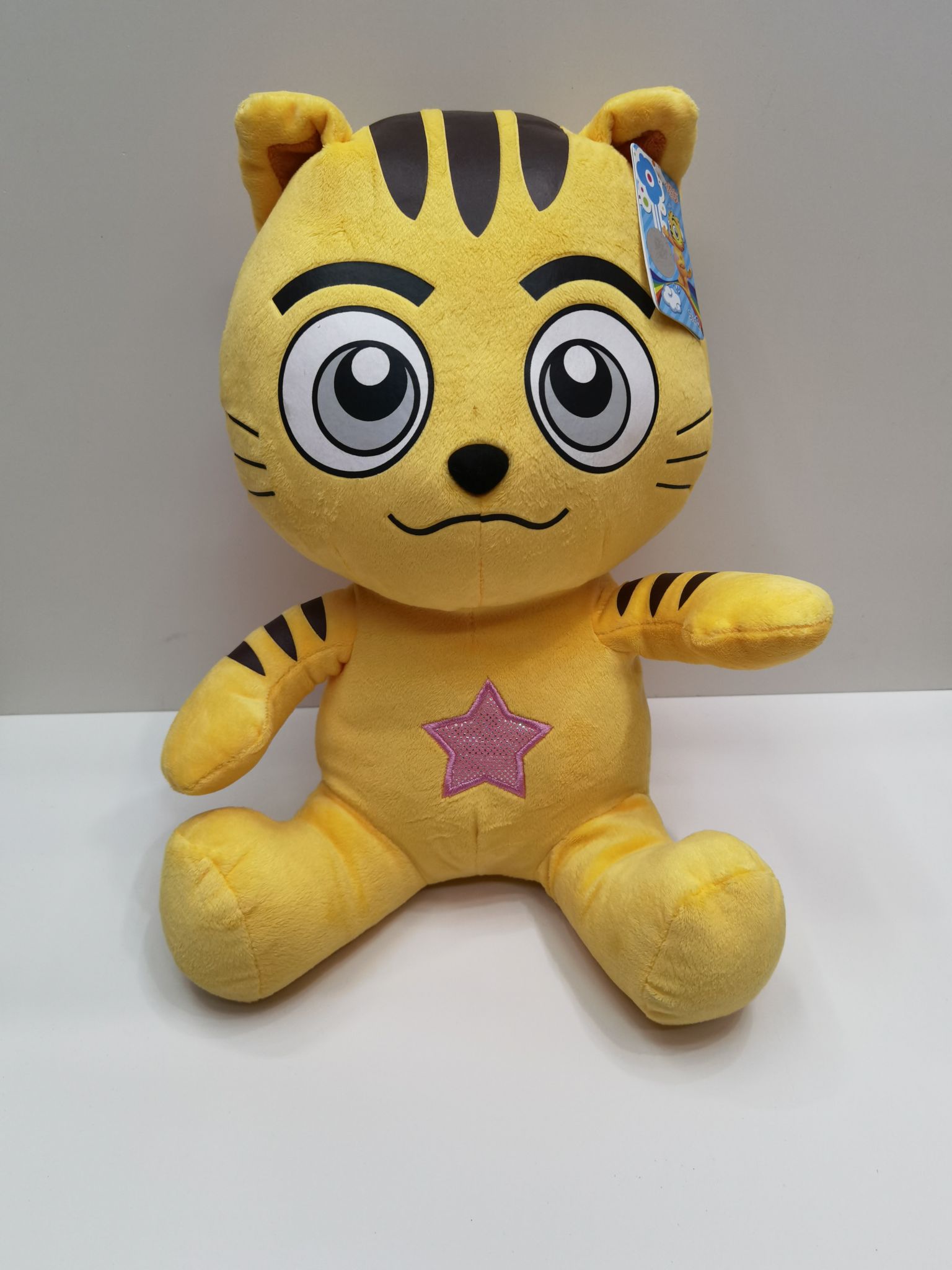 毛绒公仔 婴幼儿玩具  单款单色 坐姿大黄虎浩翔玩具01