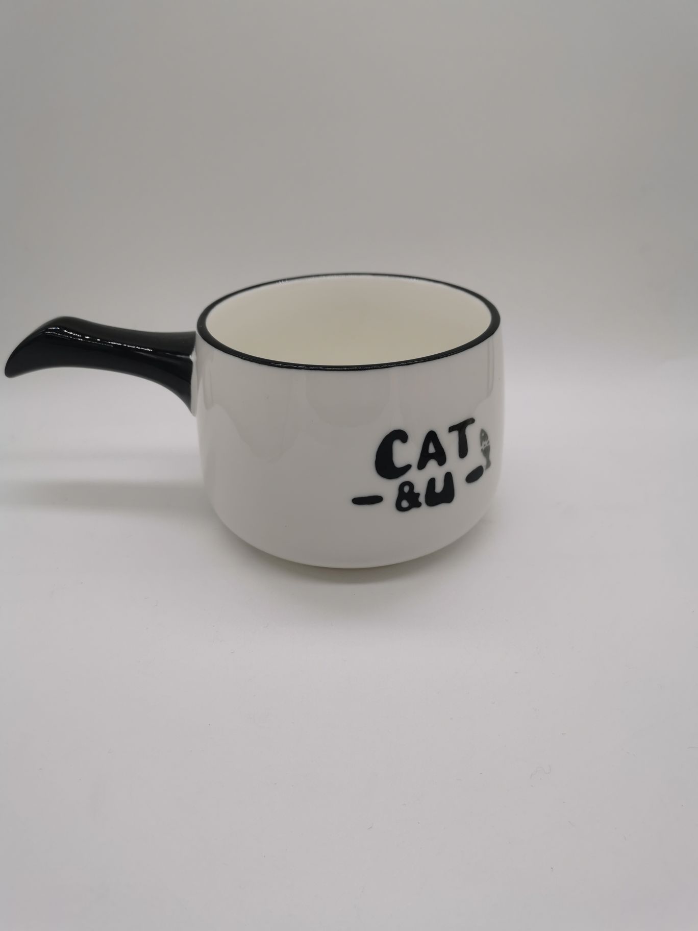 陶瓷/手彩小猫/奶锅产品图