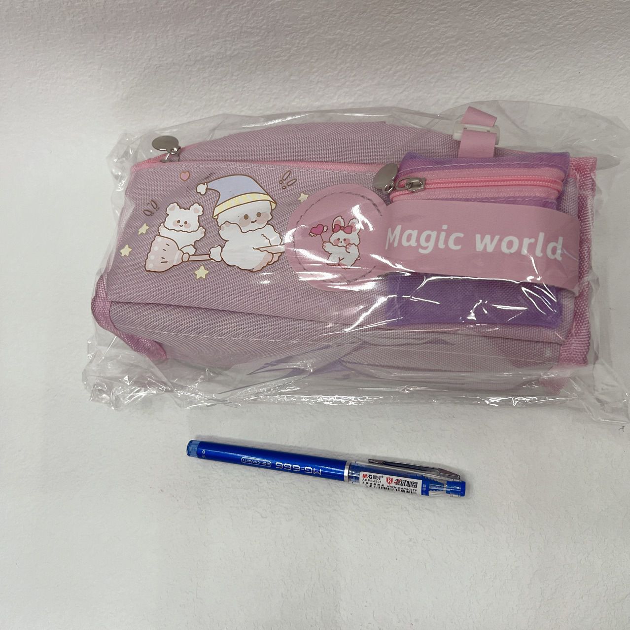 大容量笔袋多功能零钱袋文具袋日系女孩小清新小学生初中生笔盒 学习文具详情3
