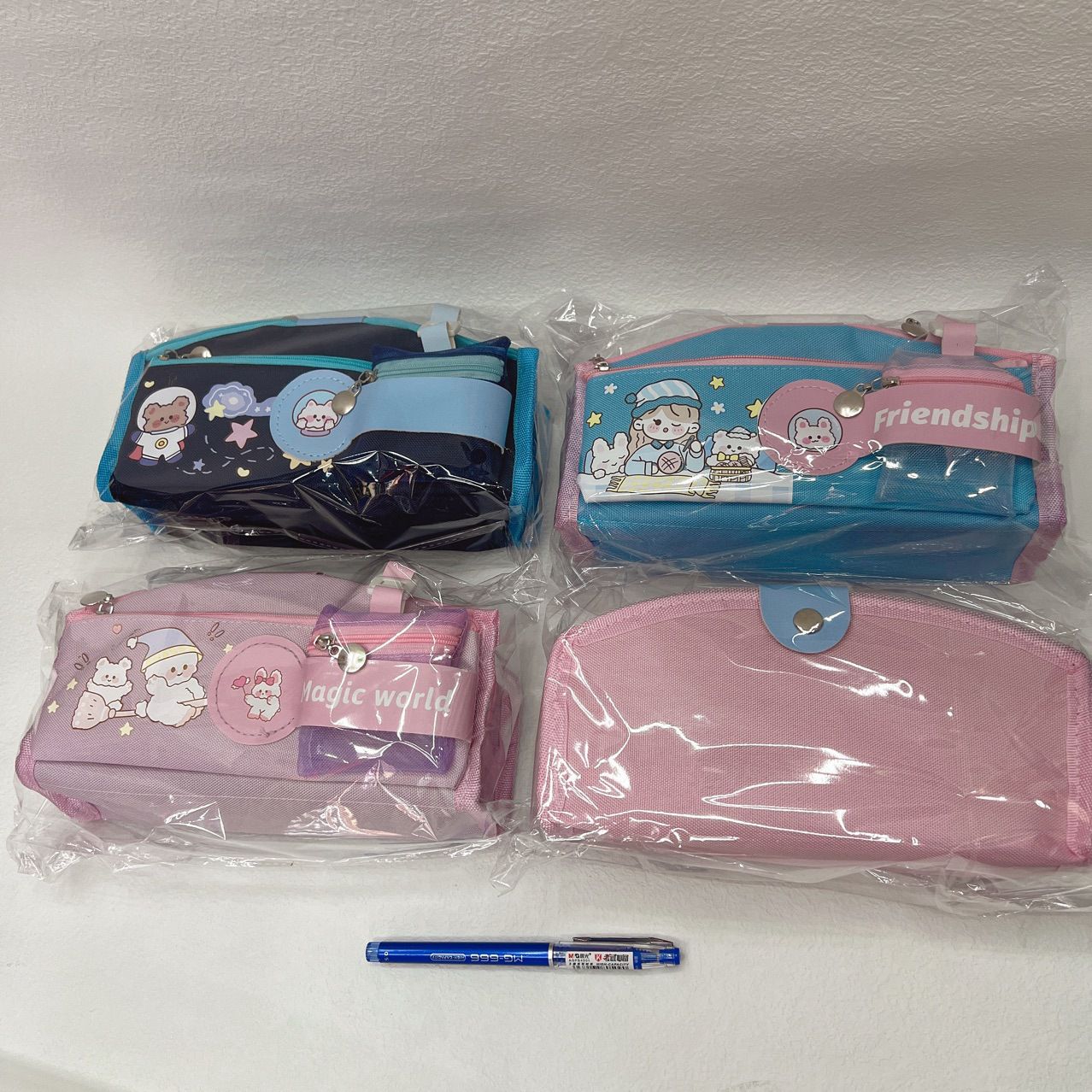 大容量笔袋多功能零钱袋文具袋日系女孩小清新小学生初中生笔盒 学习文具详情2