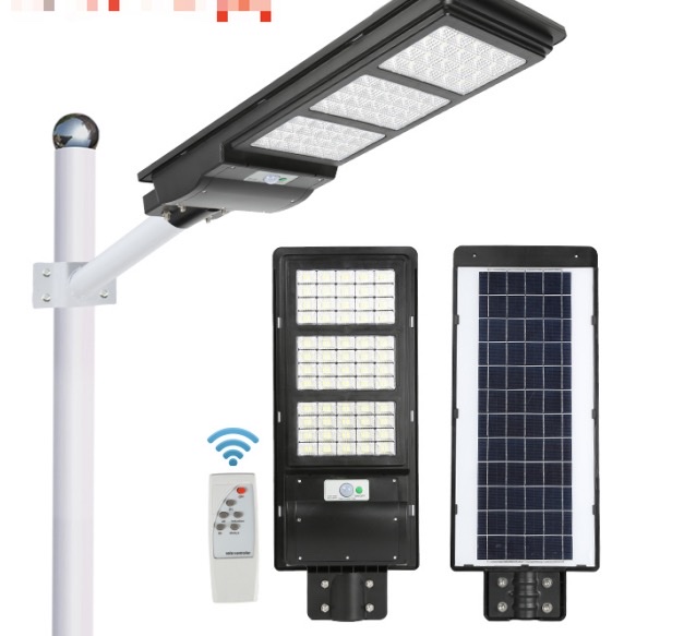 120W Chessboard solar integrated street lamp