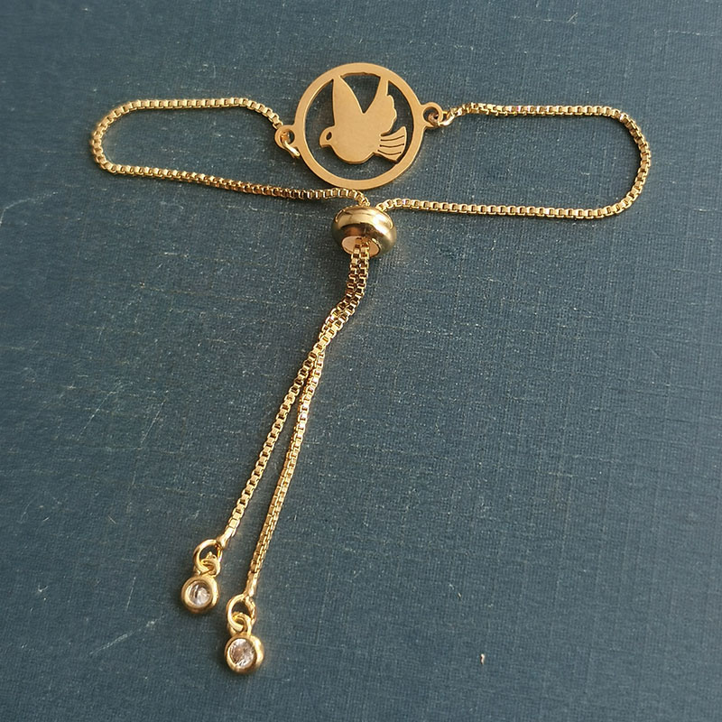 INS retro-style swallow and bird pendant DIY handcrafted jewelry bracelet earrings accessory materials Application Scenario