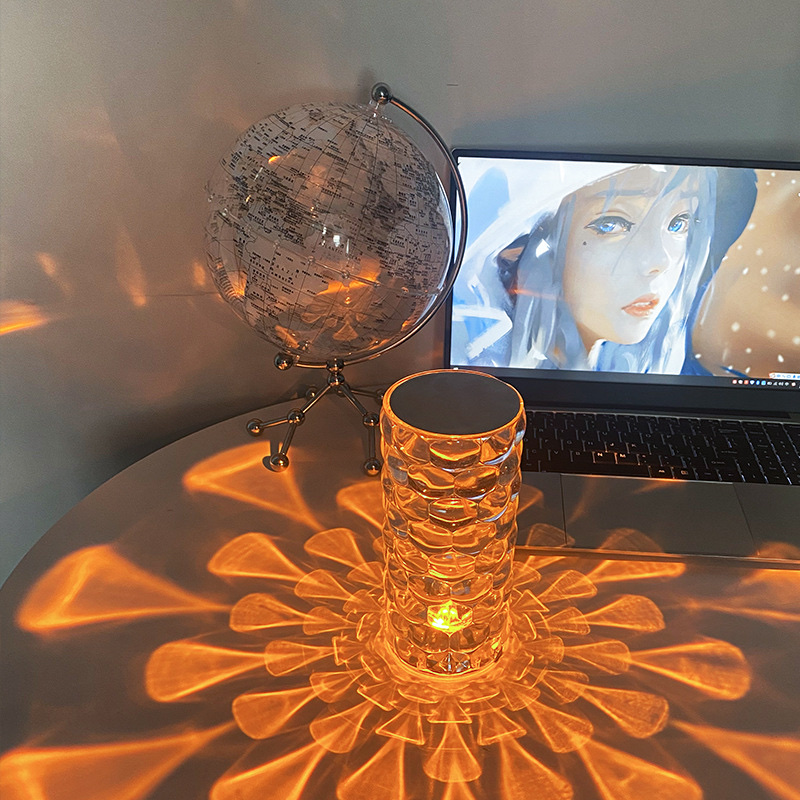Acrylic three-color night light