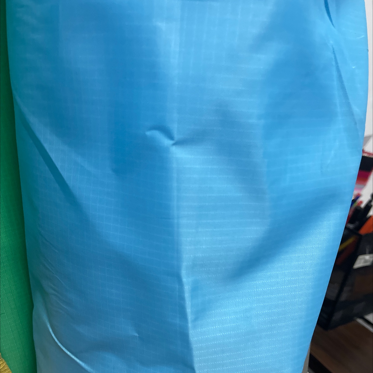 牛津格子湖蓝/现货细节图