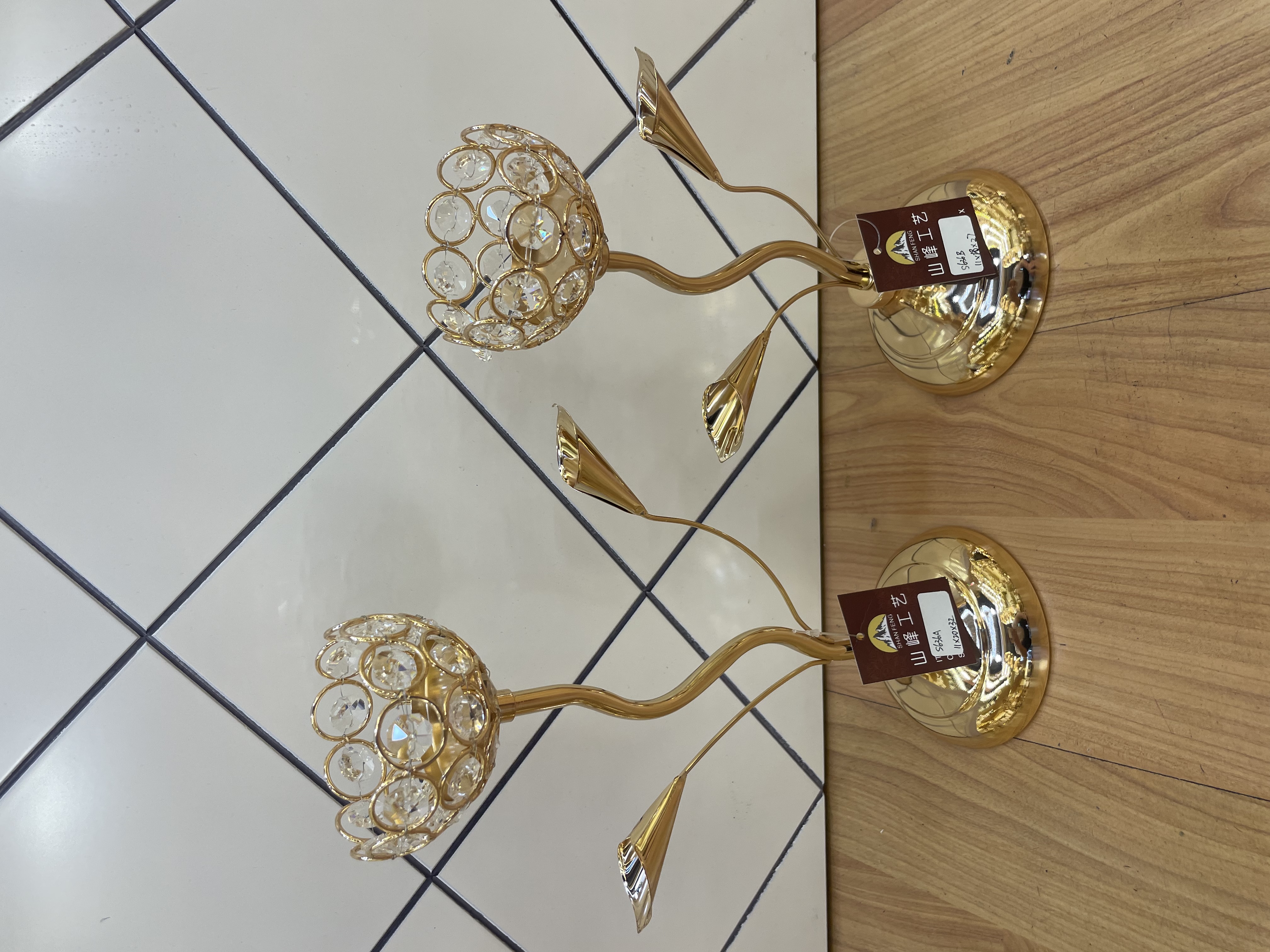 金属工艺品/合金烛台/烛台细节图