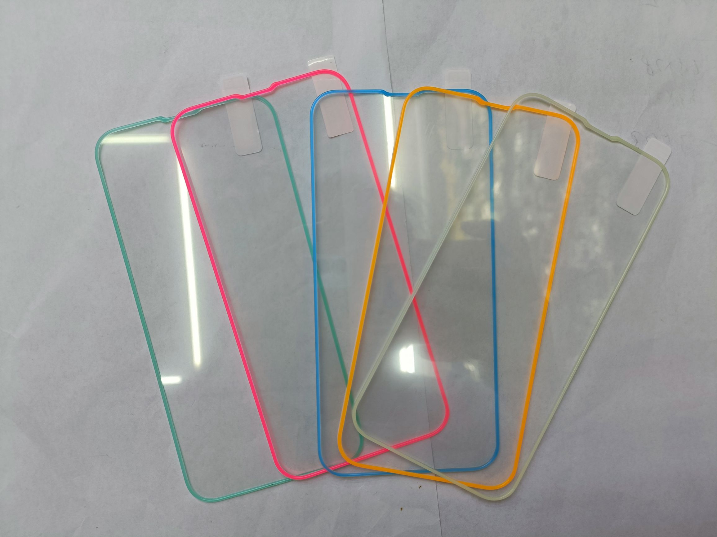 The price of luminous tempered film for mobile phone tempered film bare sheet detail image 2