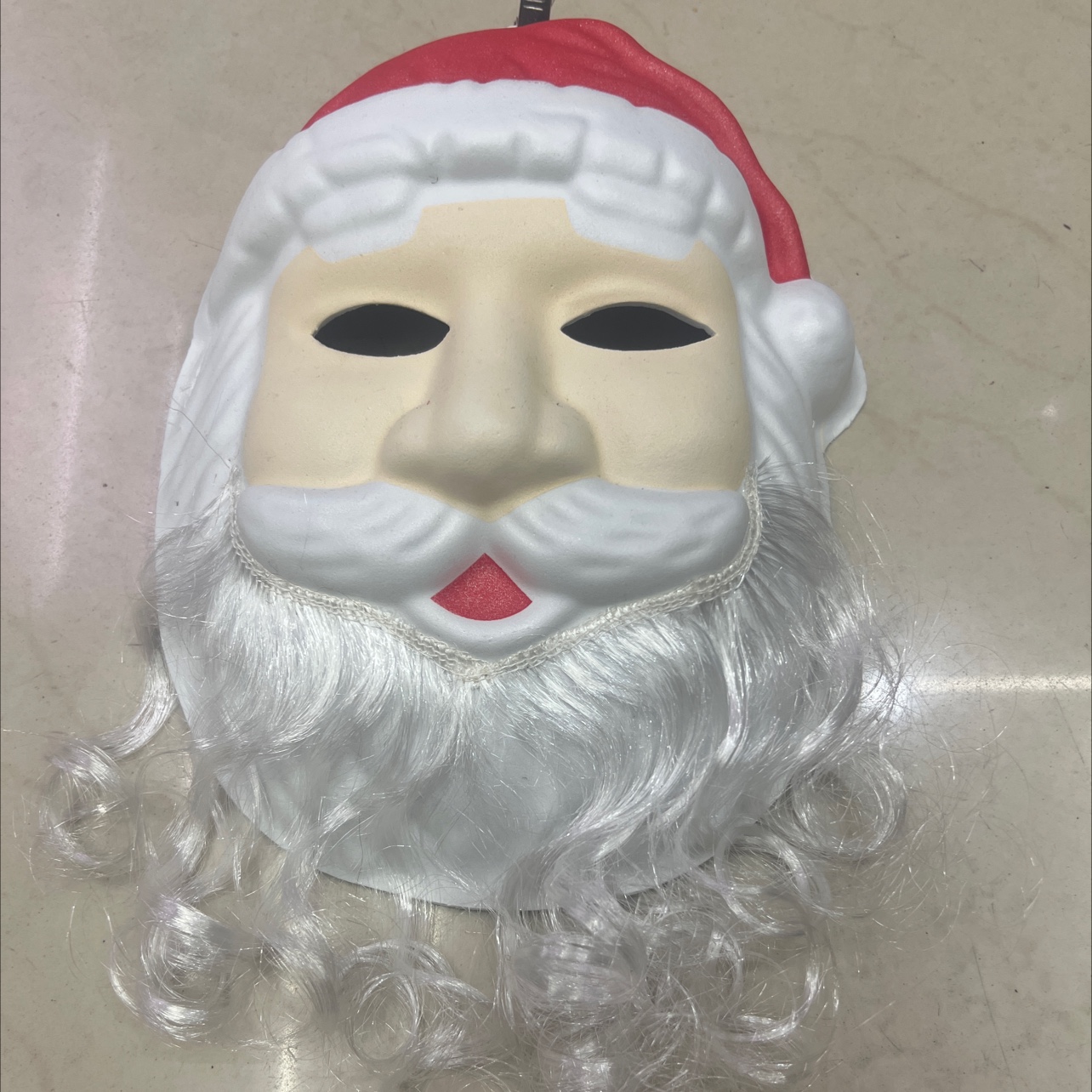 星伟万圣节装扮产品圣诞老人面具整蛊玩具批发01