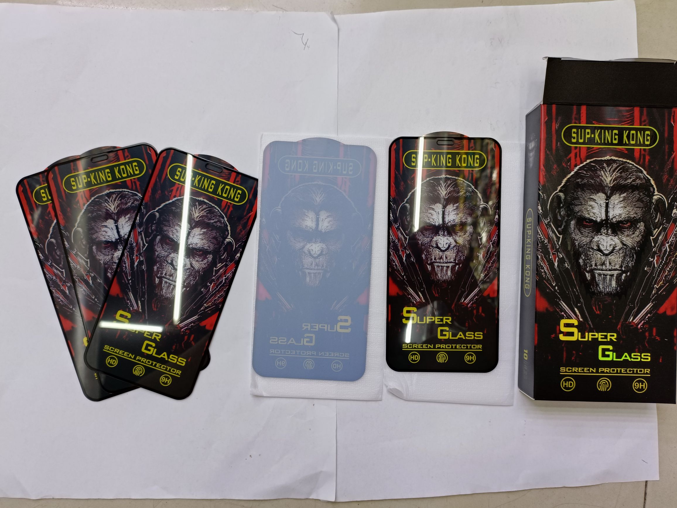 Monkey Head mobile phone tempered film