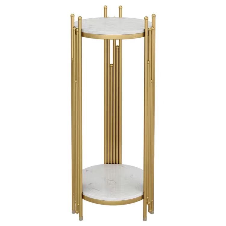 欧式风格花架/铁艺摆件/铁艺花架白底实物图