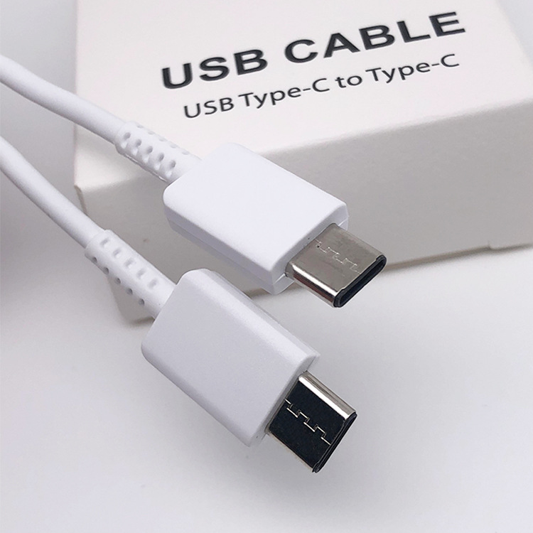 Para samsung note10 cable de carga PD cable de carga rápida puerto doble tipo c 5A cable de carga rápida detail image 2