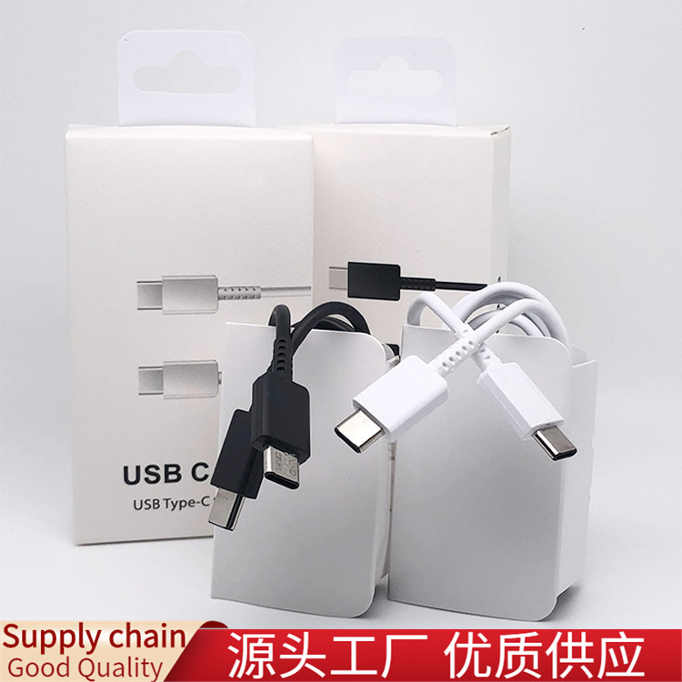 Para samsung note10 cable de carga PD cable de carga rápida puerto doble tipo c 5A cable de carga rápida