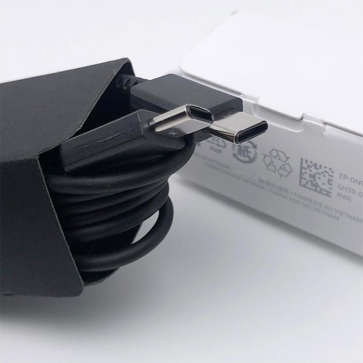 Para samsung Note10 cable de carga PD cable de carga rápida EP-DG977 doble tipo c interfaz c-c detail image 3