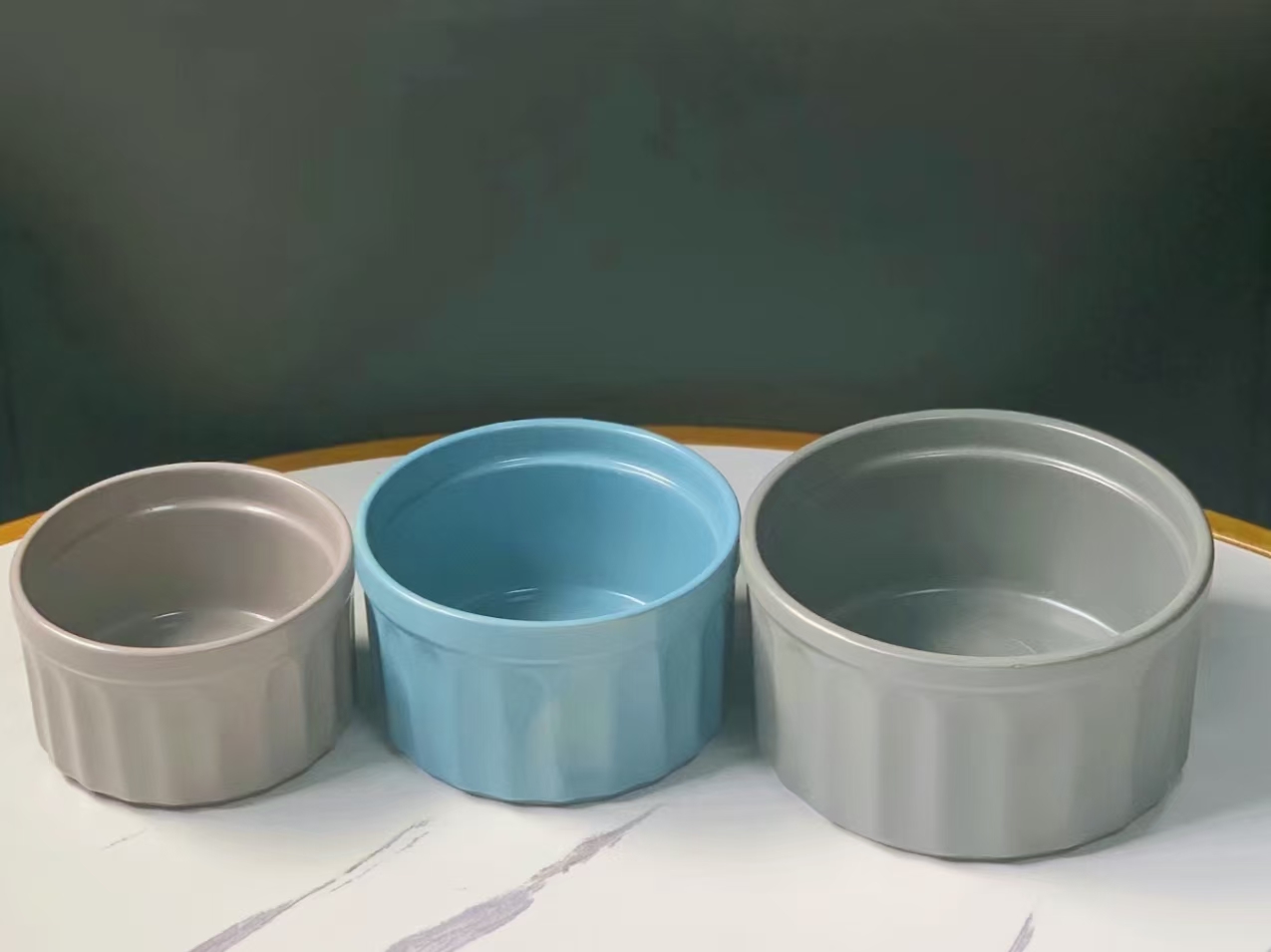 方圆陶瓷出口外贸正品库存甜品盅甜品盘多色多花面混陶瓷餐具FY68858详情图4