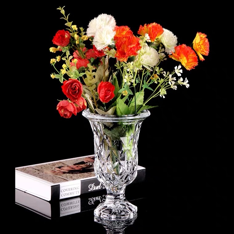 hp Foot series glass vases, crystal glass vases, home decoration, home creative handicrafts