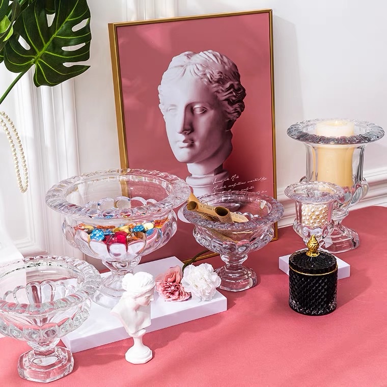 "Bud Series Glass vases, glass fruit pits, crystal glass vases. Item Picture