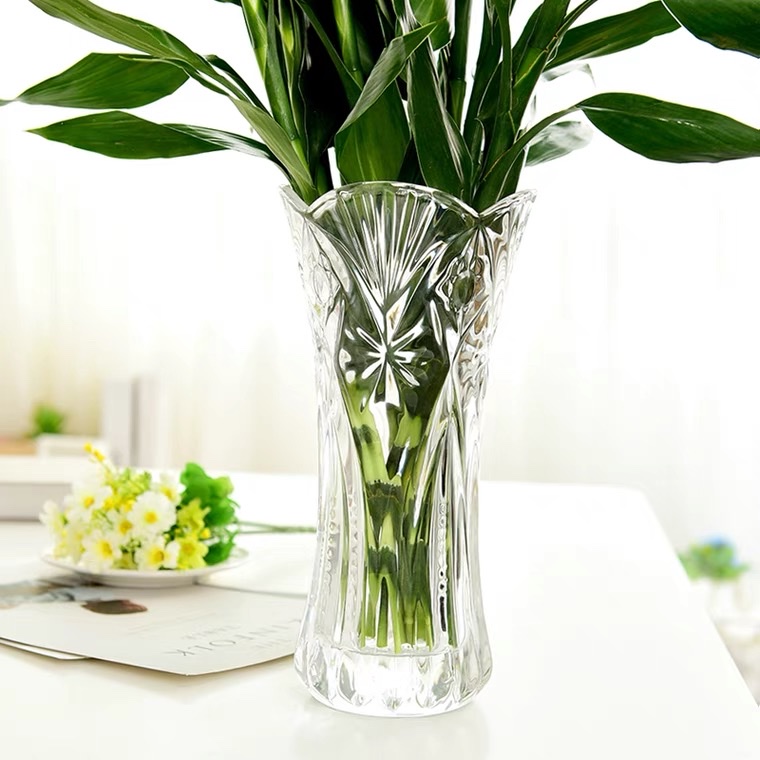 Cuatro pétalos boca vaso de cristal vaso de cristal hidroponía doméstica Specification image