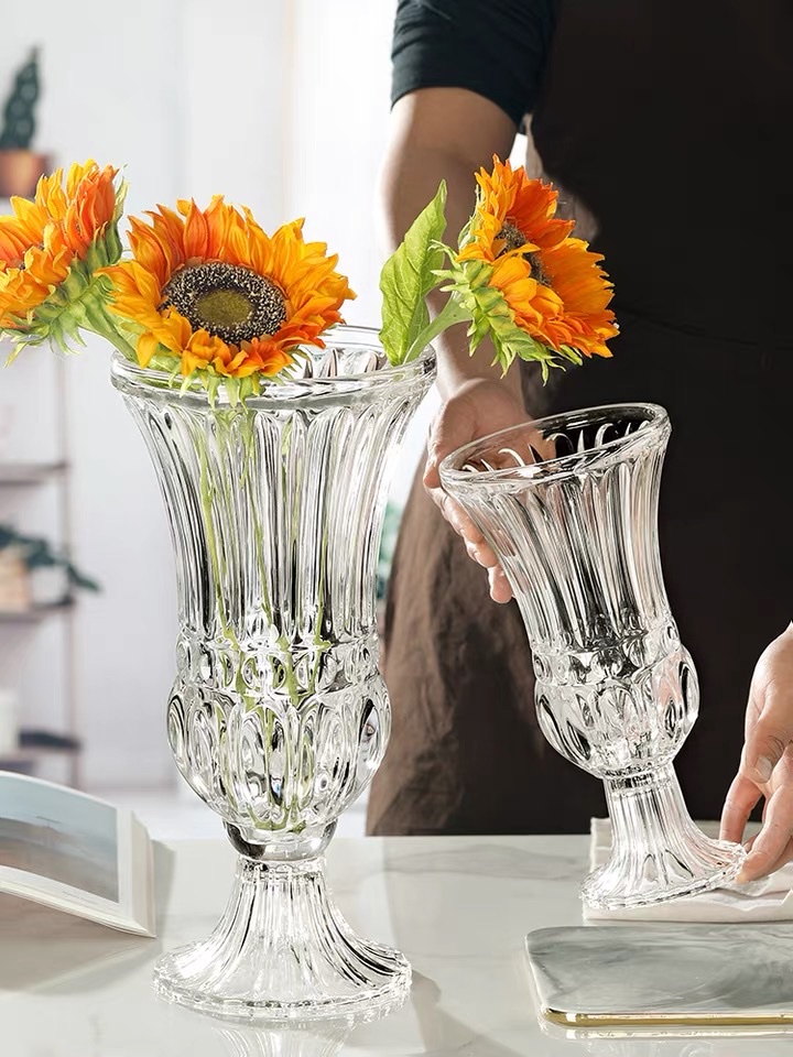 441 Wind lamp glass vase, crystal glass vase details Picture