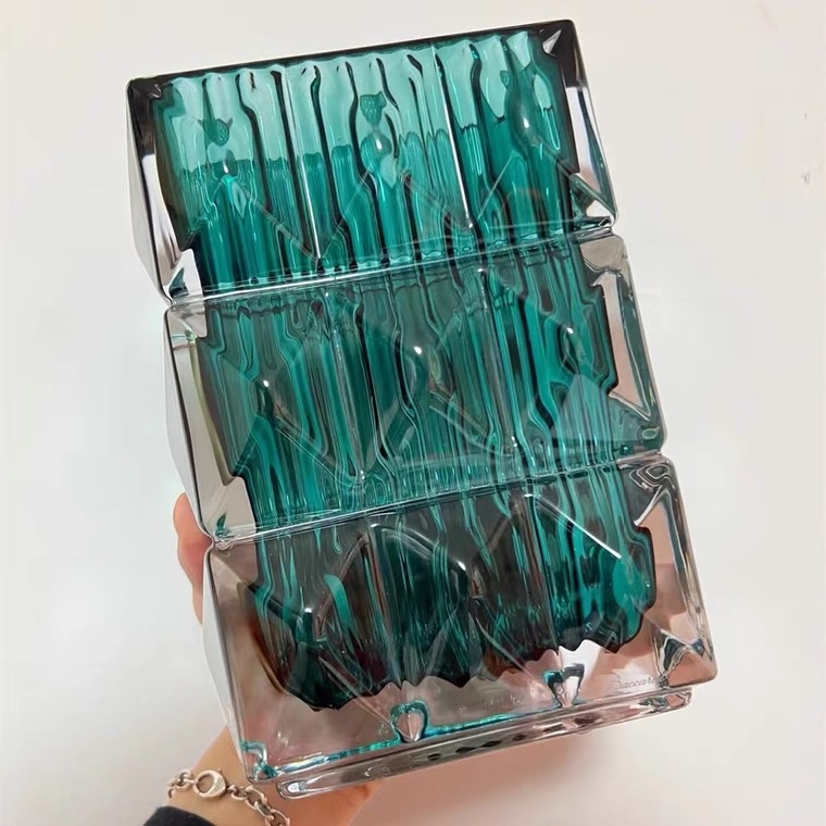 Luso jarrón de cristal color personalizado jarrón de cristal para el hogar decoración para el hogar creatividad artesanía