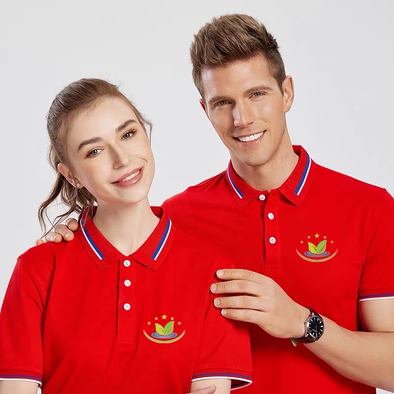 纯棉T恤工装女短袖刺绣定制企业团体旅游公司夏季制服透气 印logo