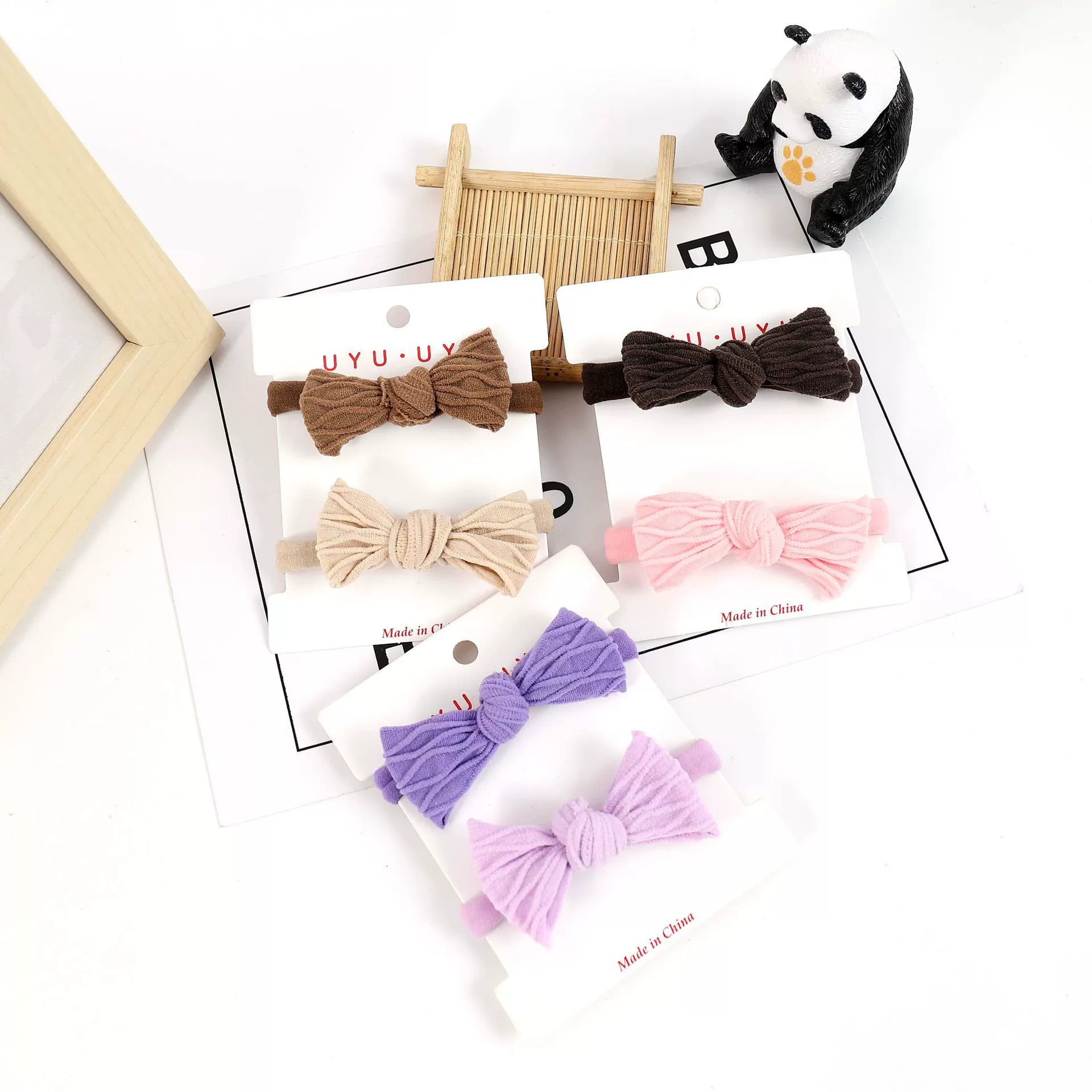 The new Korean version of high-elasticity bow towel band, Douyin hot style hair tie without damaging hair, fresh and simple hair tie detail image 5