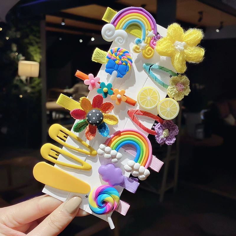 Korean children's hair clips, side clips, popular colorful hair clips, cute princess, candy-colored hair accessories, baby clips, headwear detail image 7
