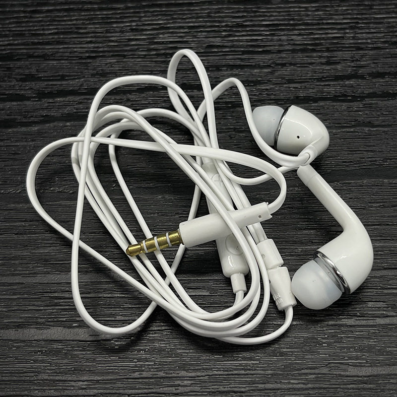 Compatible with Samsung S4 headphones, S6 9500 Android series, universal J5 in-ear line control with microphone, ear tips, 3.5 interface detail image 3