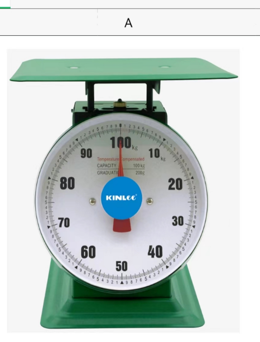 Dial Table Scale Spring Table Dial Scale full figure