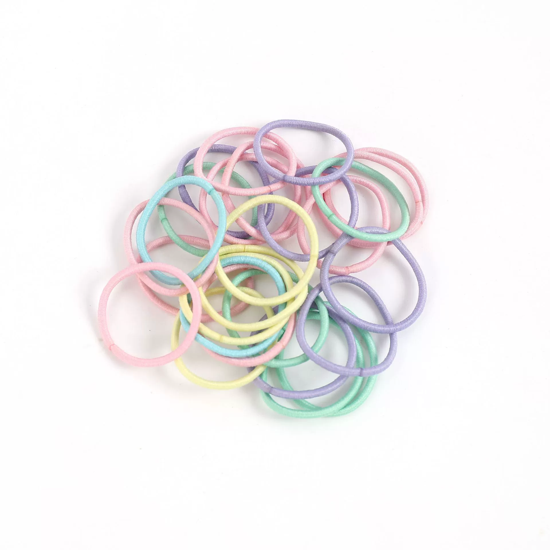 Children's and babies' thumb hair bands, rubber bands, girls can tie little chirps without damaging hair. They are cute and have good elasticity. Wholesale hair bands detail image 2