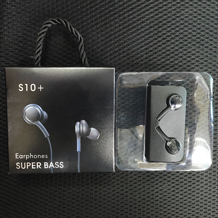 The S10 wire-controlled in-ear call headphones are compatible with the Samsung S10 Android universal in-ear headphones for making calls and listening to music details Picture