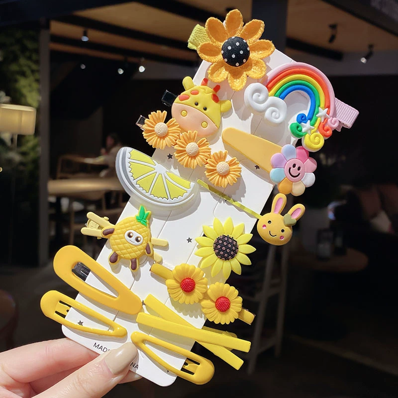 Korean children's hair clips, side clips, popular colorful hair clips, cute princess, candy-colored hair accessories, baby clips, headwear detail image 8