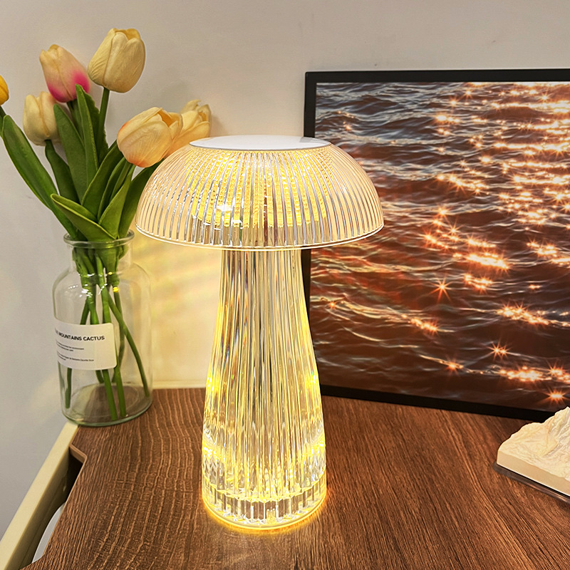 Three-color variable light grinding desk lamp details Picture