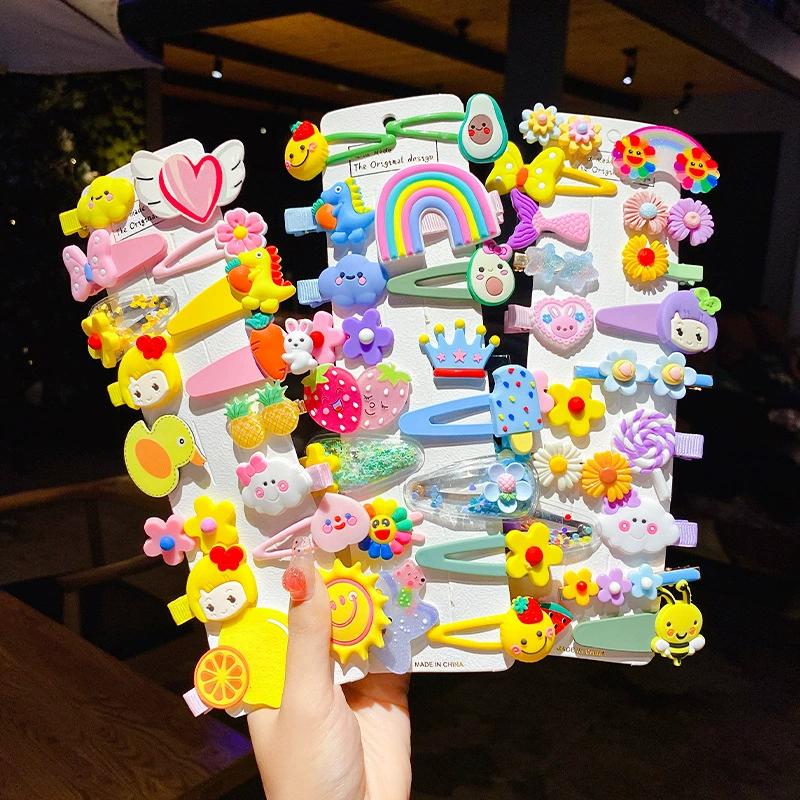Korean children's hair clips, side clips, popular colorful hair clips, cute princess, candy-colored hair accessories, baby clips, headwear detail image 3