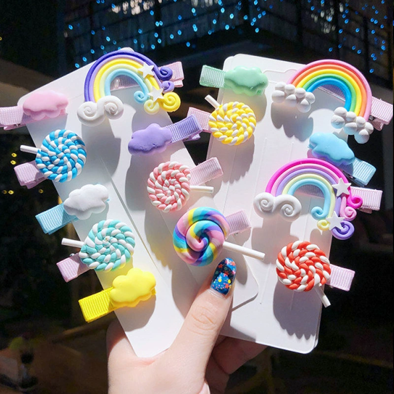 Korean children's hair clips, side clips, popular colorful hair clips, cute princess, candy-colored hair accessories, baby clips, headwear detail image 5