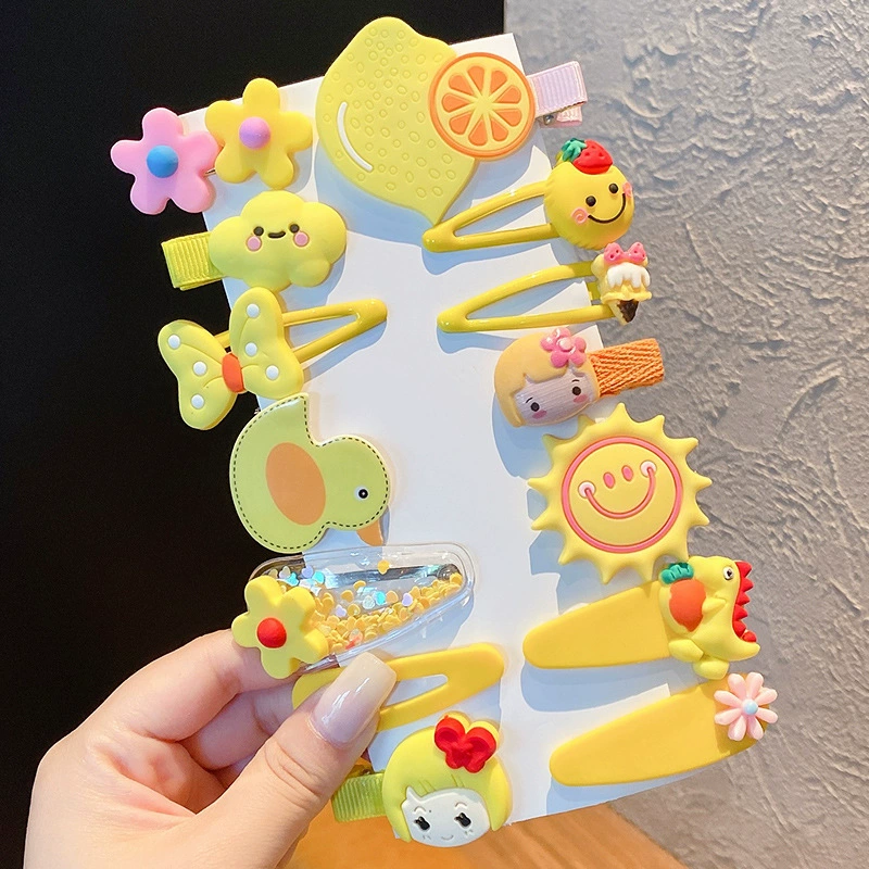 Korean children's hair clips, side clips, popular colorful hair clips, cute princess, candy-colored hair accessories, baby clips, headwear detail image 11