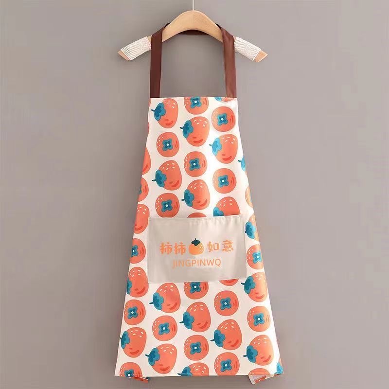 New kitchen household apron for cooking, waterproof, dirt-resistant, trendy and stylish apron Item Picture