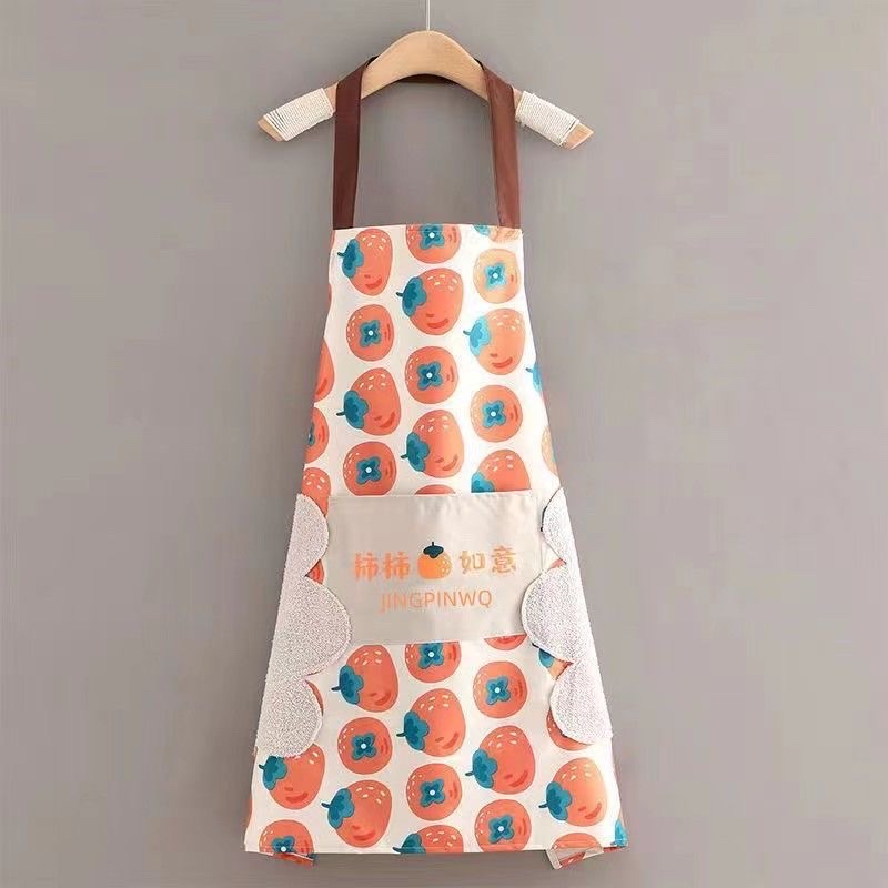 New kitchen household apron for cooking, waterproof, dirt-resistant, trendy and stylish apron Application Scenario