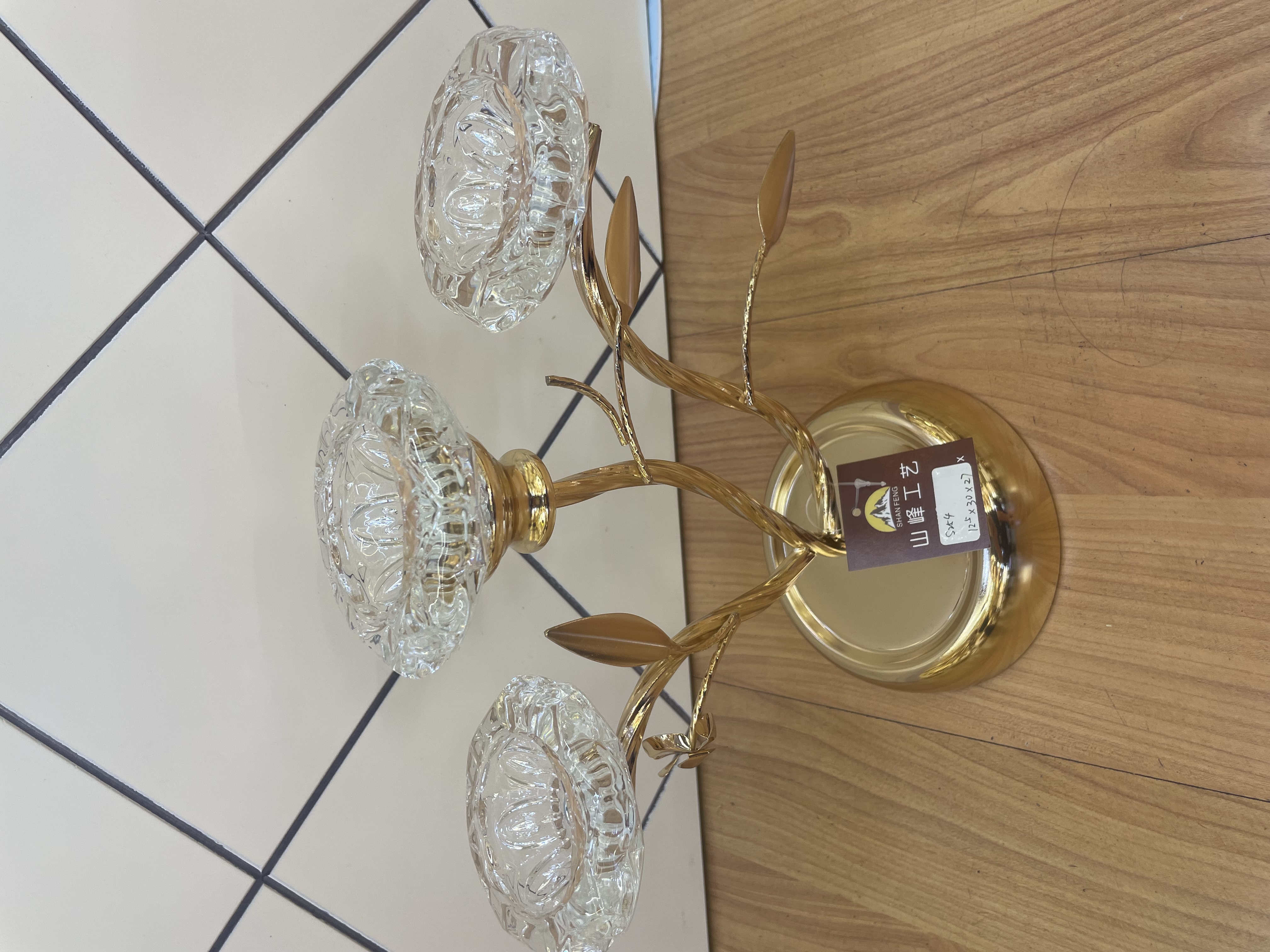 金属工艺品/合金烛台/烛台细节图