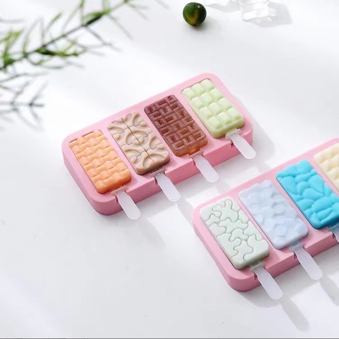 Four ice cream molds details Picture
