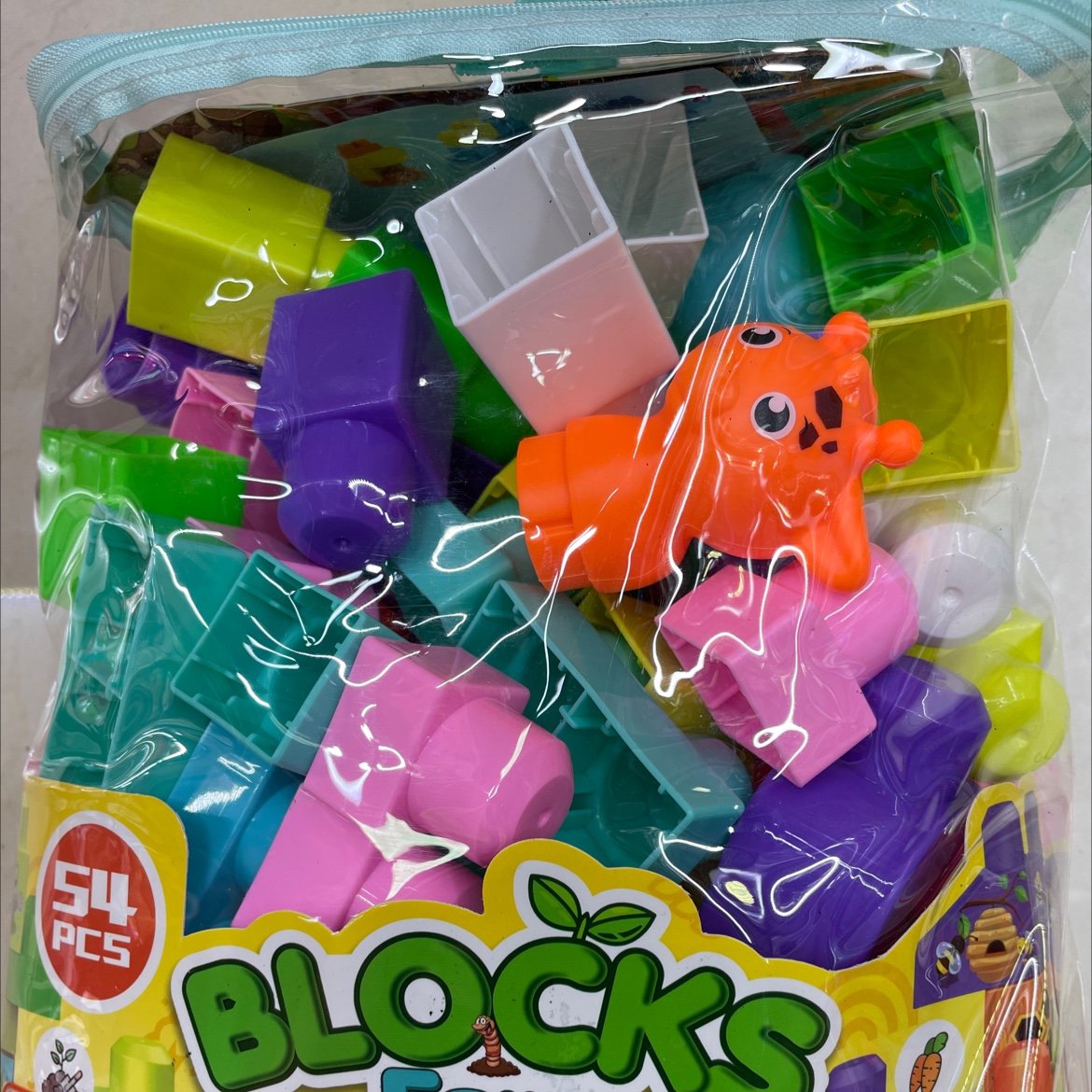 新款玩具 新款玩具 智力玩具积木8046内装54个/75