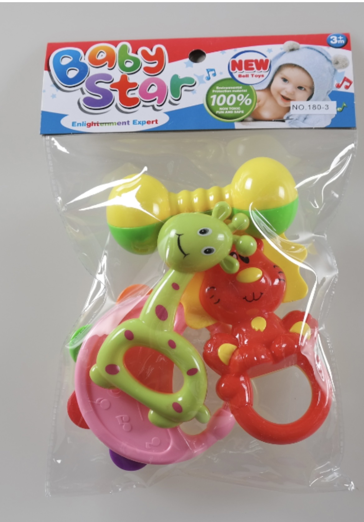 新款玩具 新款玩具 四件套摇铃180-3/4个装/59