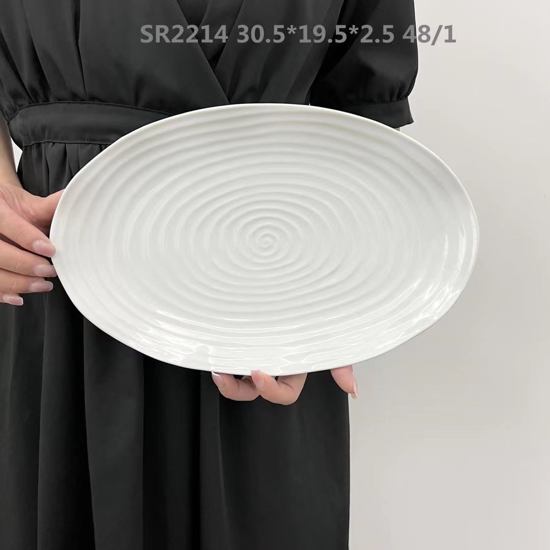 方圆圆形螺纹西餐圆形餐具系列酒店家居餐具GHJHH123详情图8