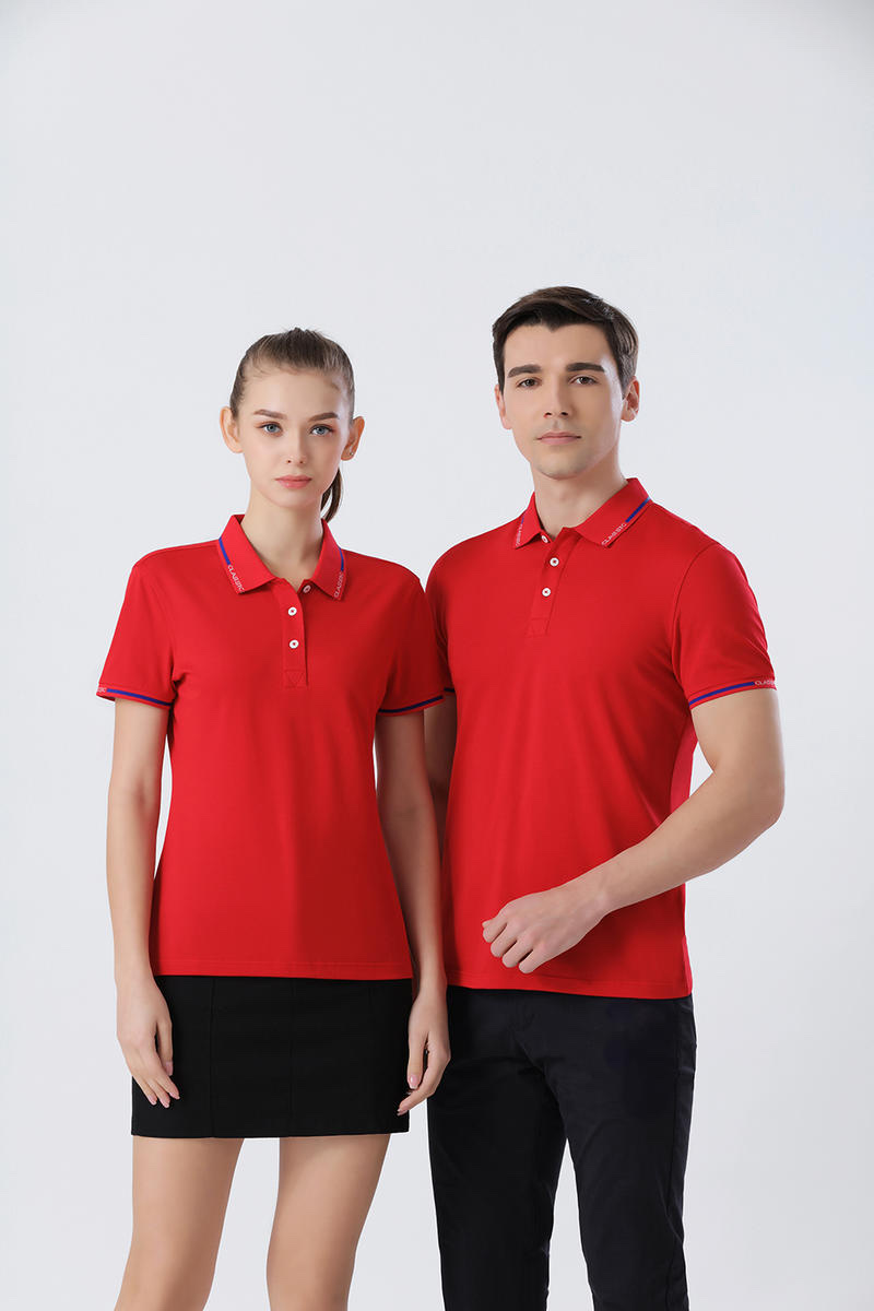 polo衫定制短袖班服工作服情侣装女体恤t恤纯棉工衣翻领宽松休闲