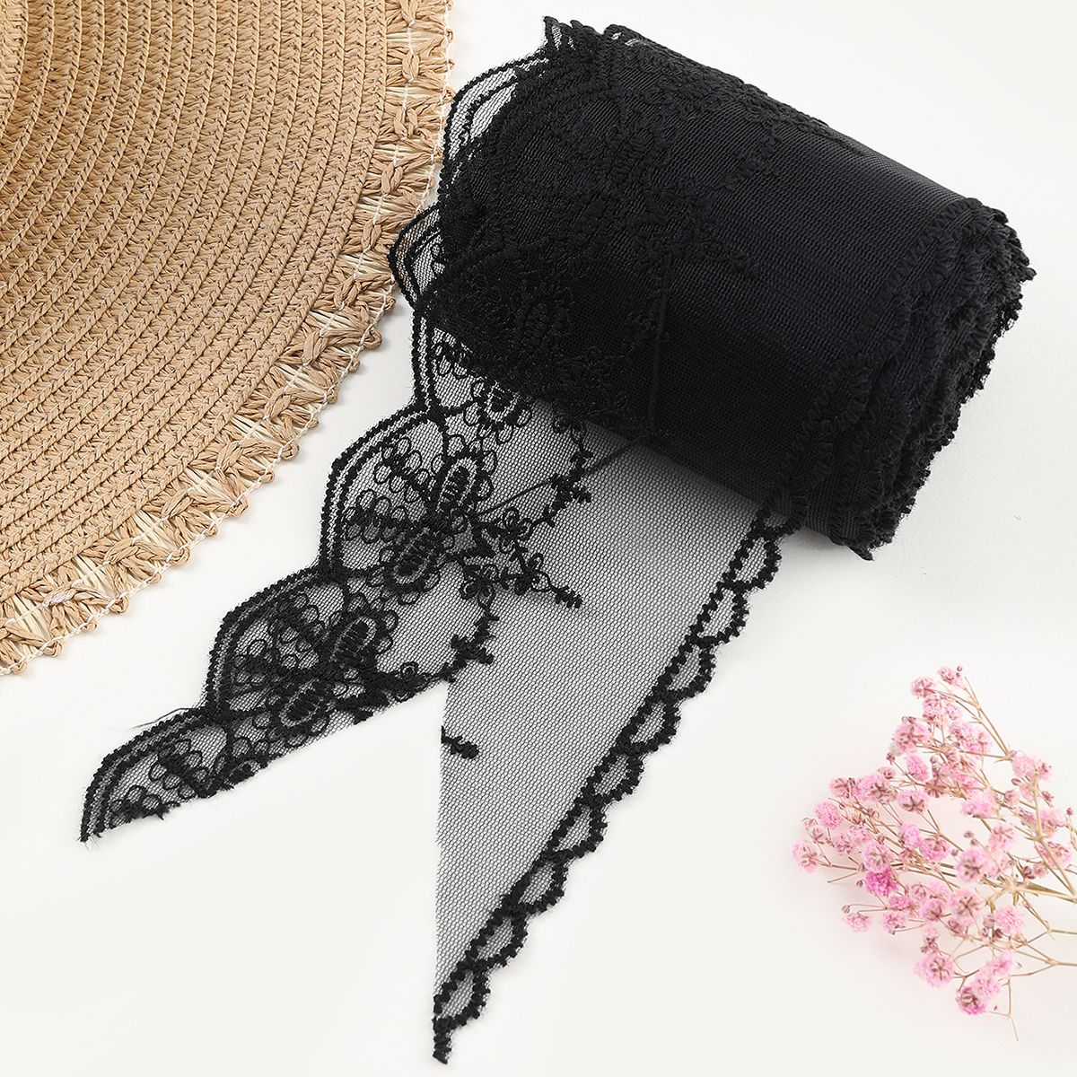 Milk silk screen embroidery in four colors in stock. Affordable price. Item Picture