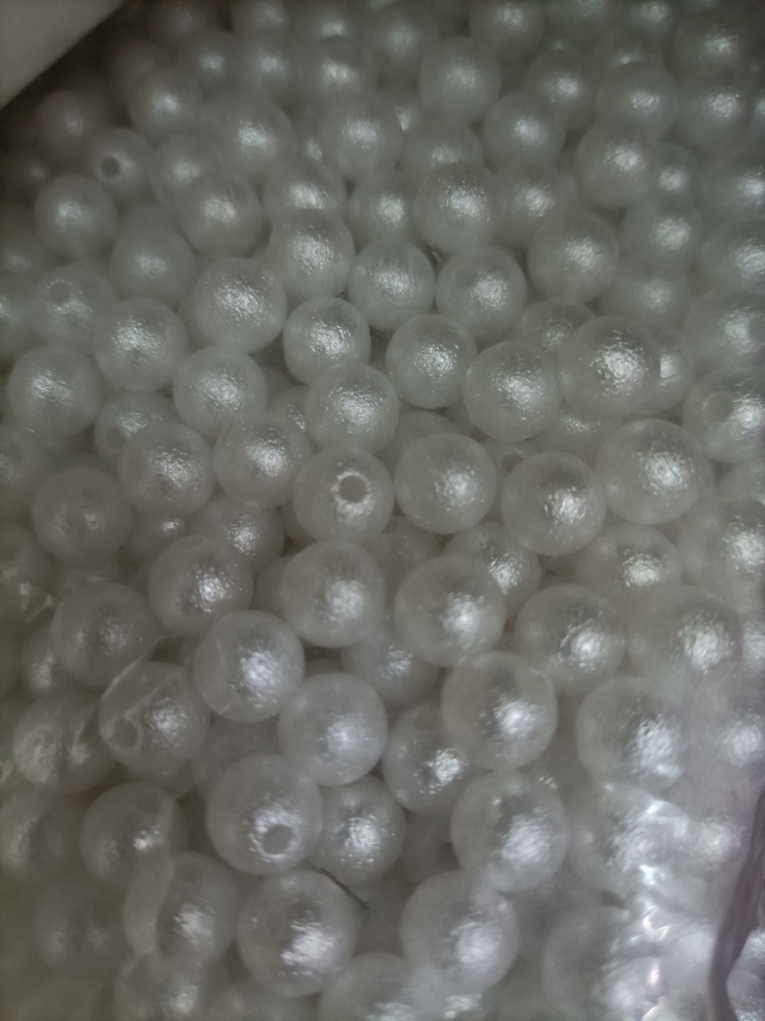 Zhen Di 8 Li water-polished transparent imitation Pearl round Beads 50 jin each piece 01