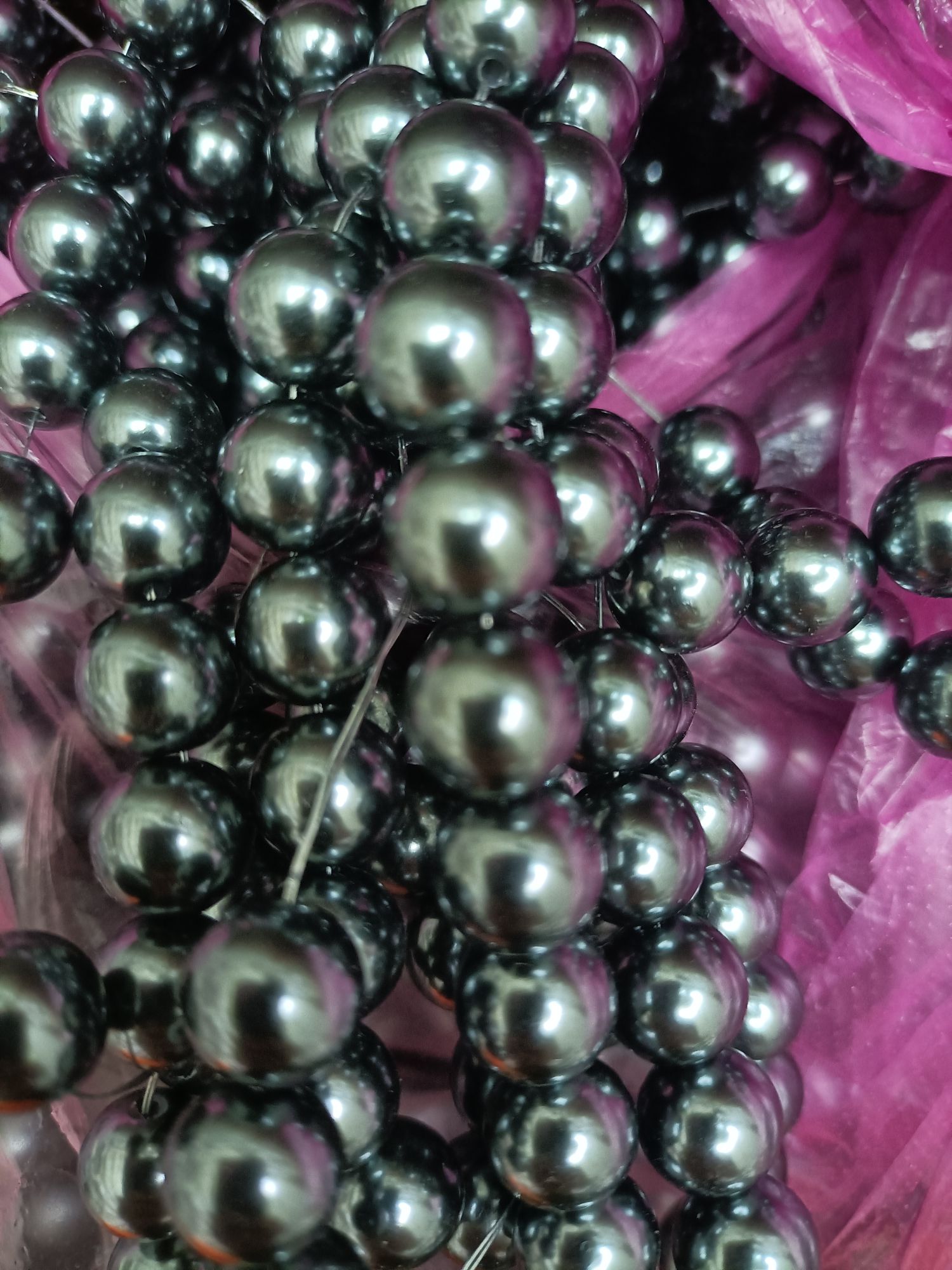 Zhen Ti 10 Li tall, dark grey, 50 jin each piece, imitation pearl round beads, 50 jin each piece 01