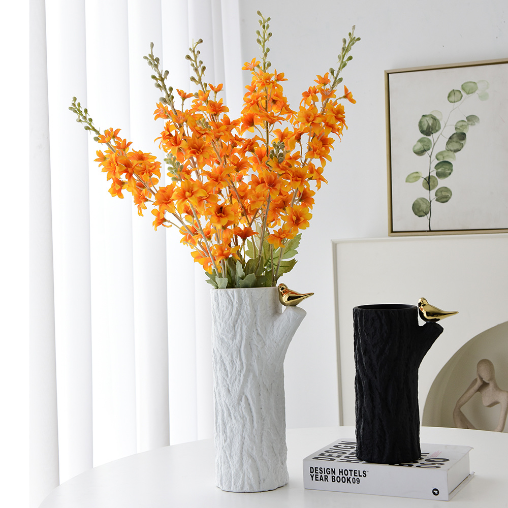 High-temperature ceramic bird-shaped vase details Picture