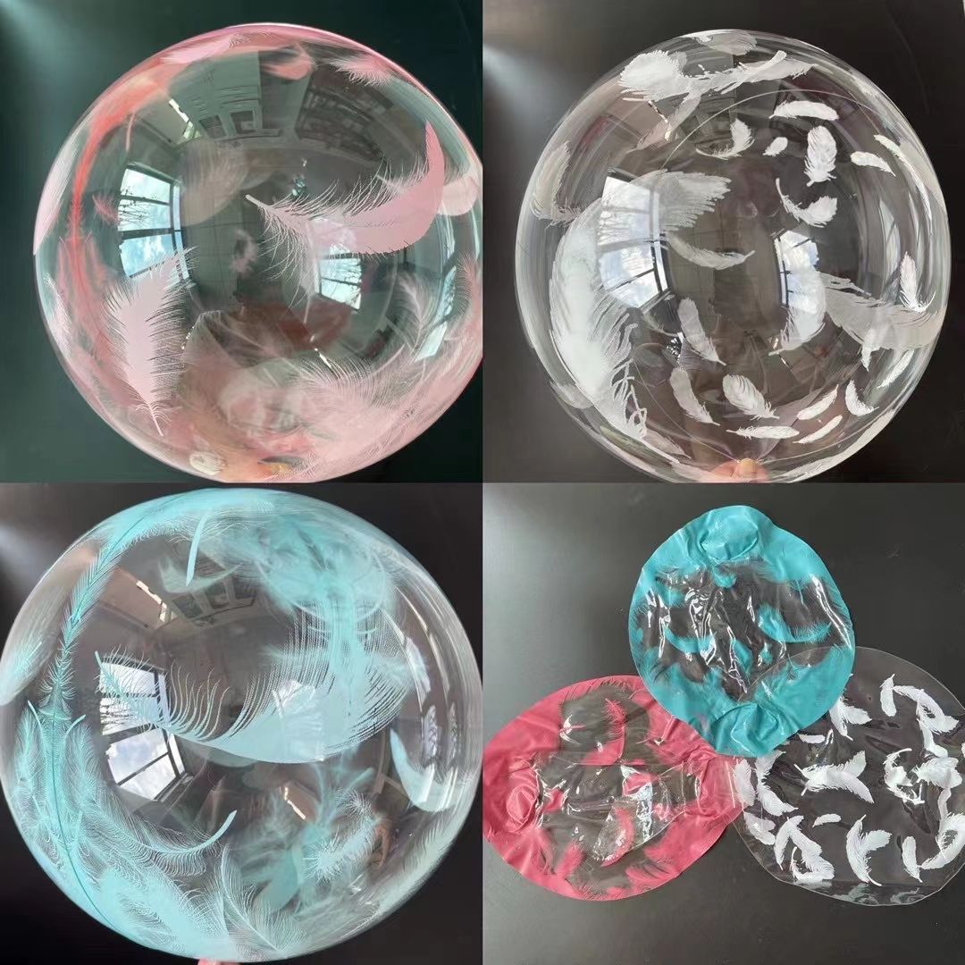 印花波波球跨境电商糖果缤纷派对装饰 爆款热销  铝膜印花圆气球生日装饰新店开张